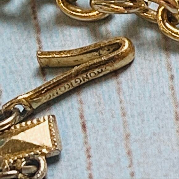 VTG Gold Double Strand Seed Bead Chain Necklace - Picture 3 of 3